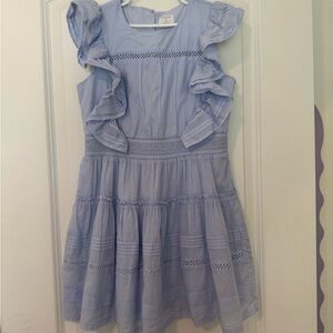 Crewcuts Light Blue Ruffle Dress